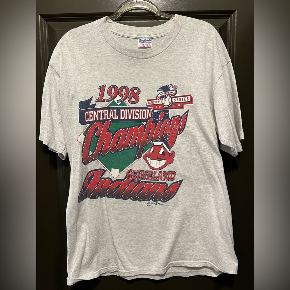 1998 Cleveland Indians Shirt Size L